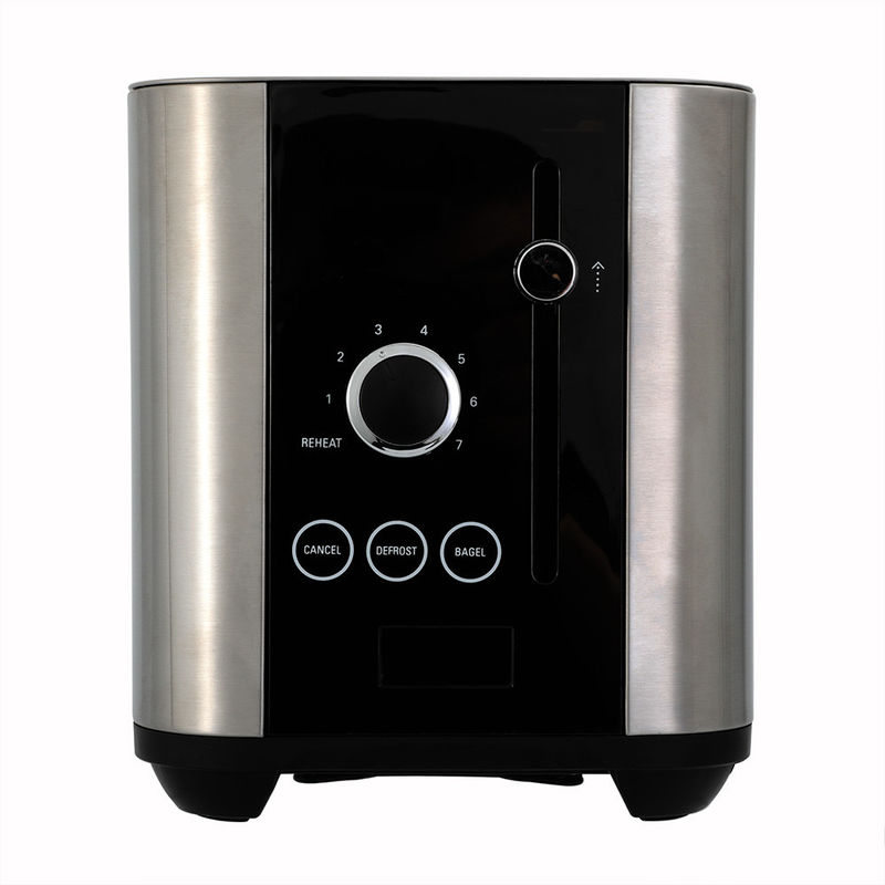 Scheibe 1000W des Schnur-Speicher-kleine gebürstete Edelstahl-Toaster-2