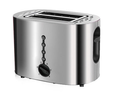 Brot, das Scheiben-Knall des Funktions-dünnen Toaster-2 herauf Scheibentoaster des Toasters 2 mit Krumenbehälter zentriert