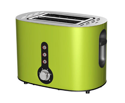 Kleine Küchengeräte erwärmen Funktions-der lange 2 Scheiben-Toaster-bunte Wohnung wieder