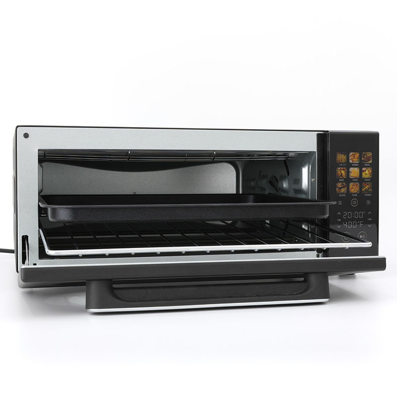 Touch Control 1800 W digitale Heißluftfritteuse, 18 l, schwarze Farbe