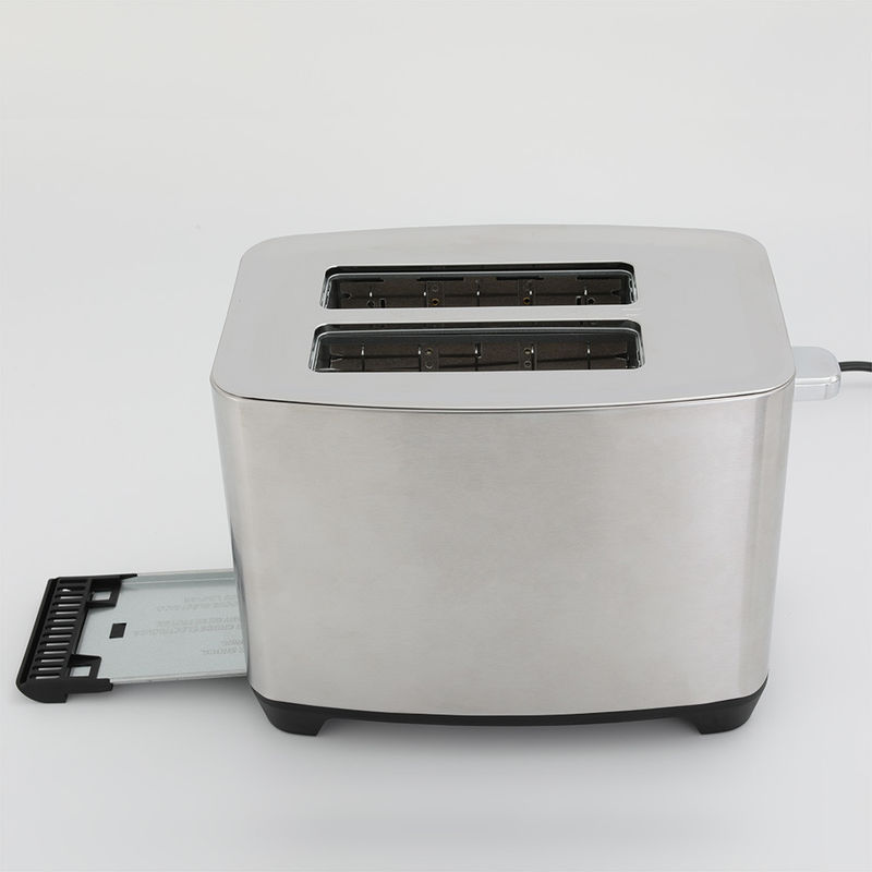 Kleine Küchengeräte 2 Scheiben Edelstahl Toaster Brot Toaster Maschine elektrische Brot Toaster