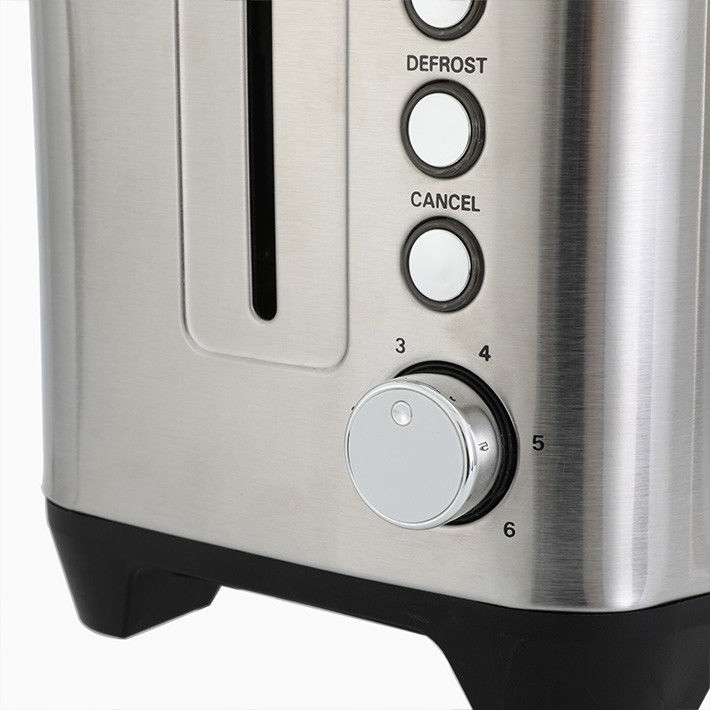 Kleine Küchengeräte 2 Scheiben Edelstahl Toaster Brot Toaster Maschine elektrische Brot Toaster