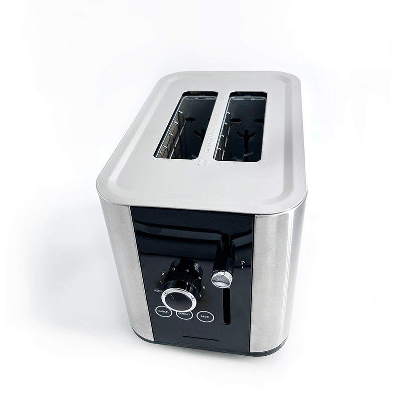 Neues Design Smart Toaster Set Frühstück Set Edelstahl Toaster 2Slice Stornieren/Wiedererhitzen/Entfroren Funktion mit Anzeigelicht