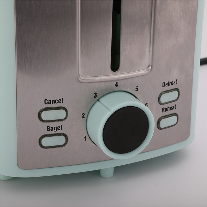 220V~240V Toaster aus Stahl Retro Style Ästhetisch 2 Scheiben Toaster Pastell Grün für Haushaltsgeräte Toaster Preis gut