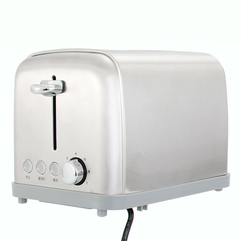 Elektronischer 2 Scheiben-Toaster des heißen Verkaufs-Brot-Sandwich-automatischen Knall-oben Edelstahl-900w