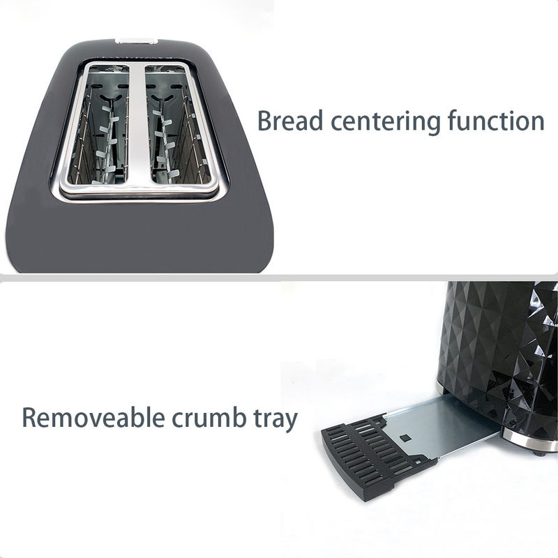 2023 beliebt Küche Mode 2 Scheiben Edelstahl Entfroren Funktion Toaster Ofen Küchengeräte Toaster Maschine