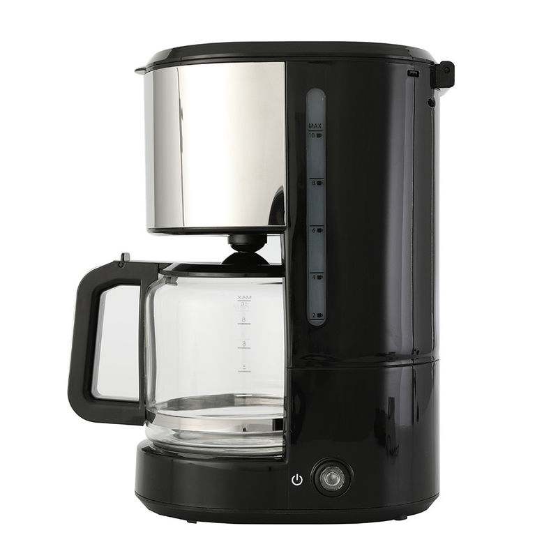 Elektrische Kaffeekanne aus Edelstahl für 10 Tassen