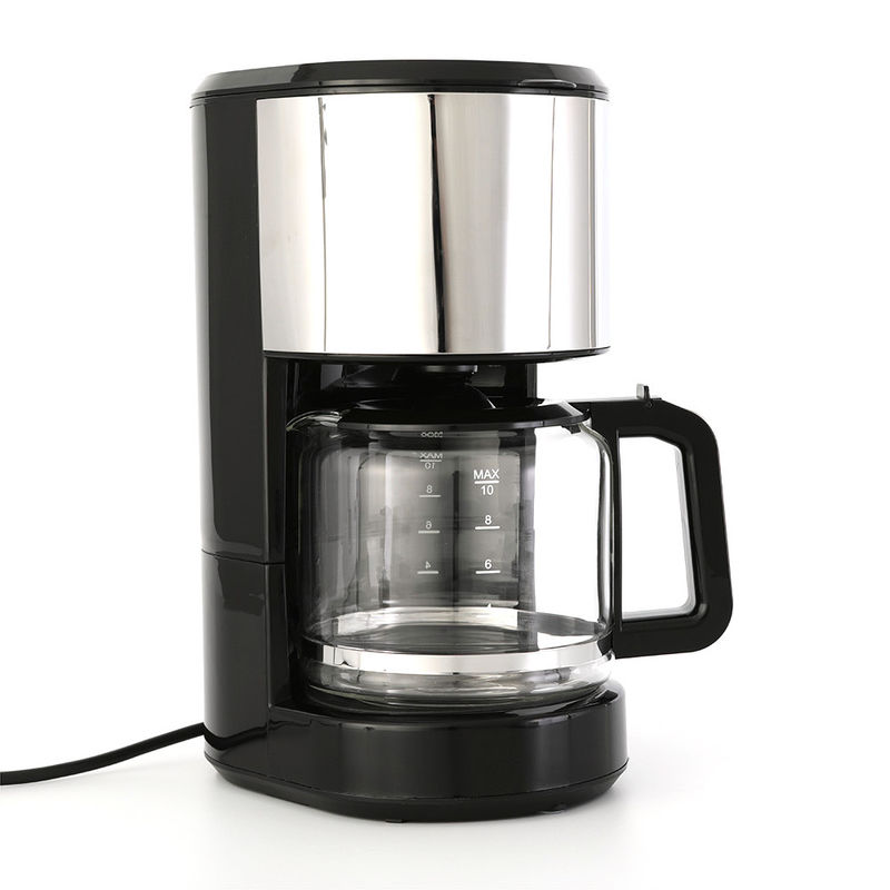 Elektrische Kaffeekanne aus Edelstahl für 10 Tassen