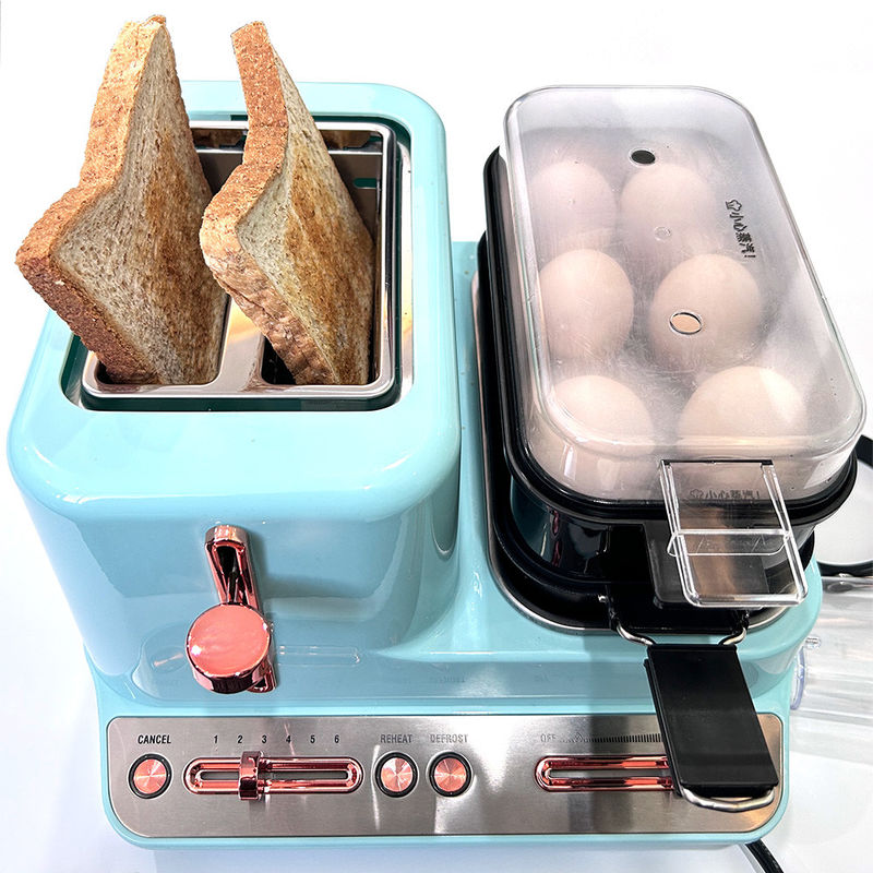 Neues Produkt Frühstücksmaschine Toaster Bratpfanne Kessel 3in1 Frühstücksmaschine