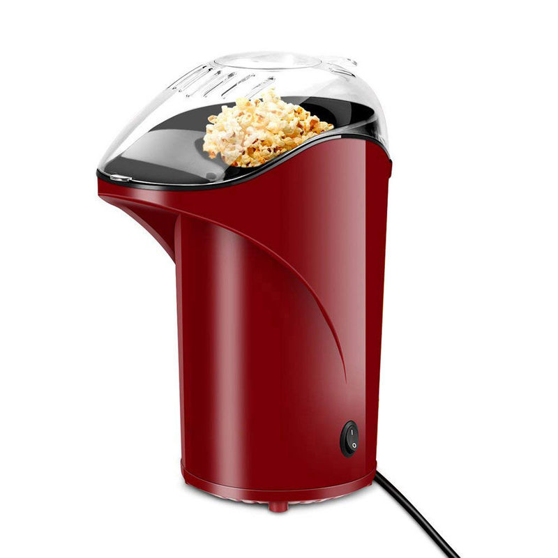 80g Kapazität Mini-Elektrische Popcorn-Hersteller Sicherheit Schutz Rot Farbe
